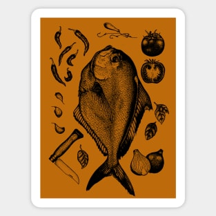 Chef gone fishing Sticker